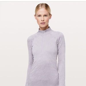 Lululemon rest less 1/2 zip pull over